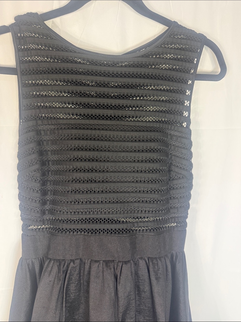 BETSY & ADAM BLACK HIGH-LOW COCKTAIL DRESS SZ 6 - Picture 4 of 10